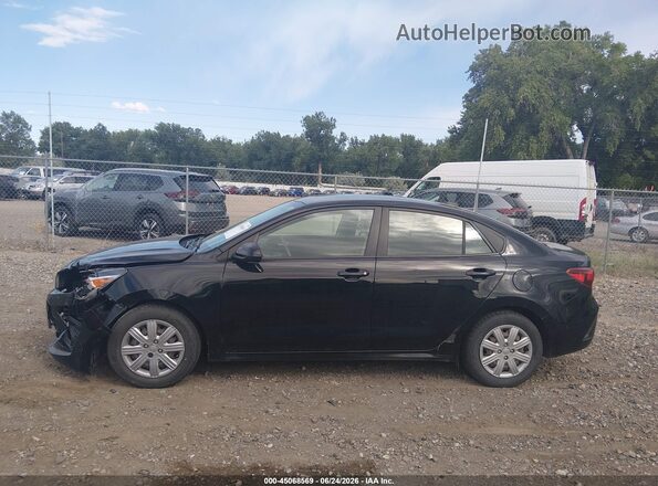 3KPA24AD7ME385514 2021 KIA RIO Black Vista interior de 360 grados