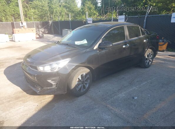 3KPA24AD7NE462240 2022 KIA RIO Black Front left