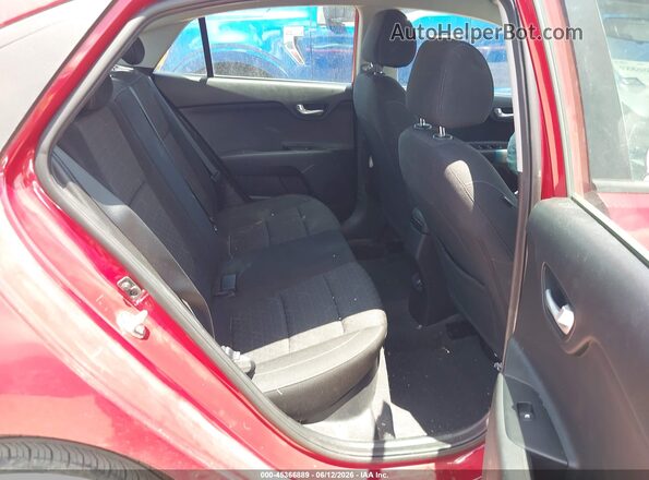 3KPA24AD7NE499451 2022 KIA RIO Red VIN კოდის სტიკერის ხედი