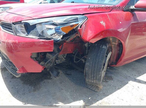 3KPA24AD7NE499451 2022 KIA RIO Red წინა ხედი