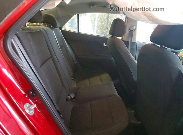 3KPA24AD8LE286568 2020 KIA RIO Red Rear seats view