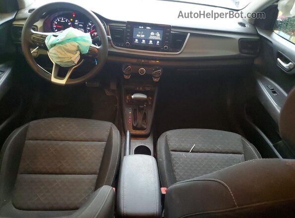 3KPA24AD8LE286568 2020 KIA RIO Red Dashboard view