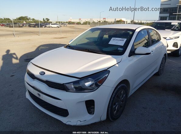 3KPA24AD8LE317009 2020 KIA RIO White Передня ліва чверть