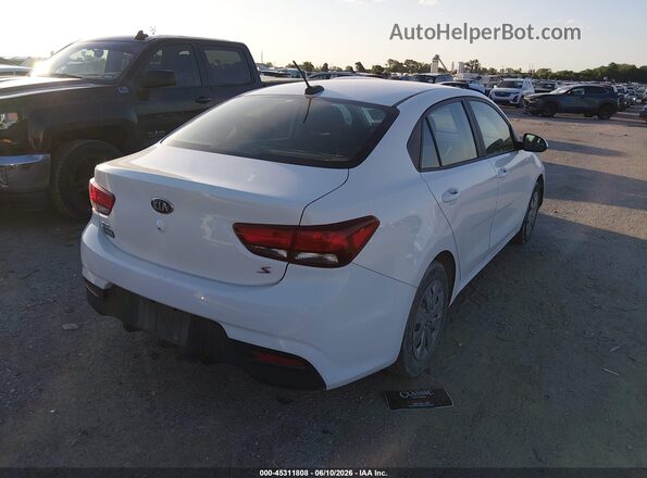 3KPA24AD8LE317009 2020 KIA RIO White Задня права чверть