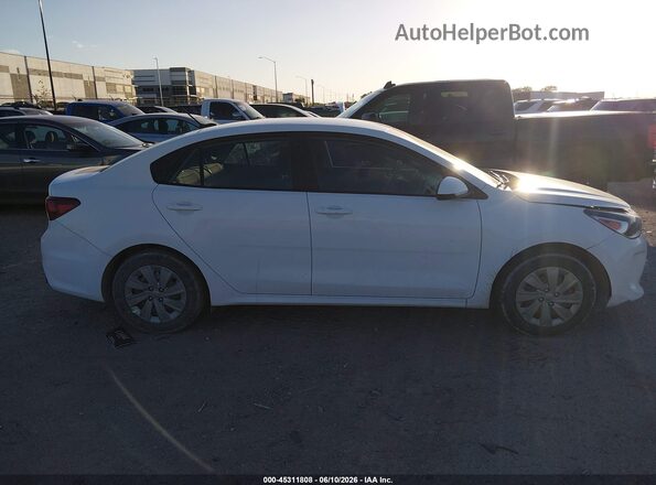 3KPA24AD8LE317009 2020 KIA RIO White Вид щитка приладів