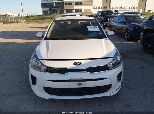 3KPA24AD8LE317009 2020 KIA RIO White Вид панелі приладів