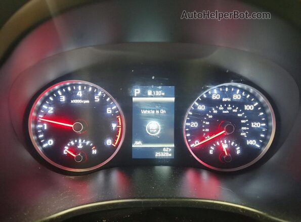 3KPA24AD8ME386302 2021 KIA RIO Silver Вид щитка приладів