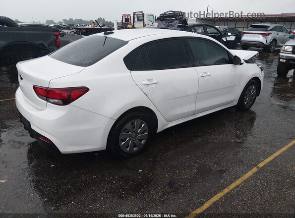3KPA24AD9LE356398 2020 KIA RIO Белый Задняя правая четверть