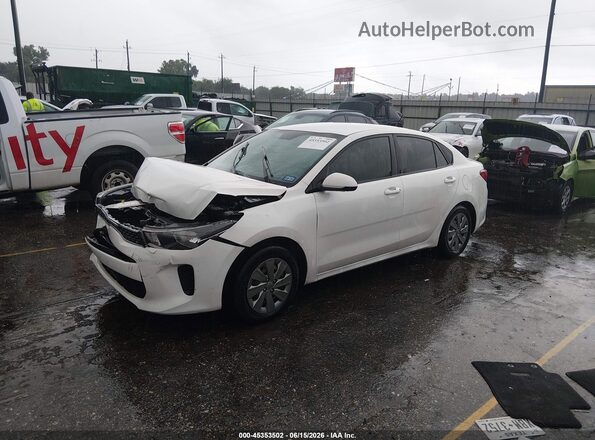 3KPA24AD9LE356398 2020 KIA RIO Белый Передняя левая четверть