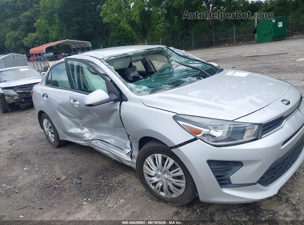 3KPA24AD9ME365569 2021 KIA RIO Silver Դիմացի տեսք