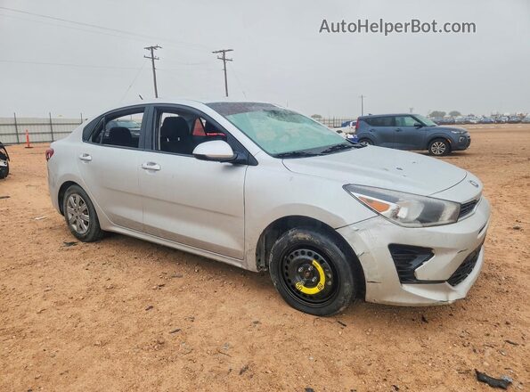 3KPA24AD9ME382324 2021 KIA RIO Silver Передня права чверть