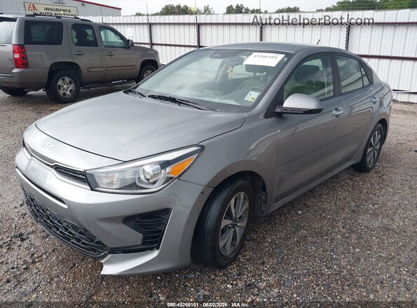 3KPA24AD9PE533408 2023 KIA RIO Серый Передняя левая четверть