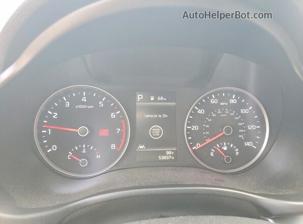 3KPA24AD9PE540648 2023 KIA RIO Black ხელსაწყოთა პანელის ხედი