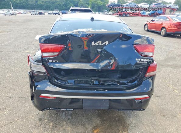 3KPA24AD9PE540648 2023 KIA RIO Black უკანა ხედი