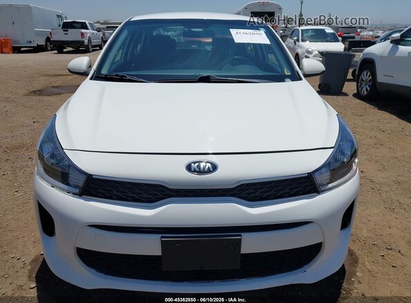 3KPA24ADXLE262028 2020 KIA RIO White Вид щитка приладів