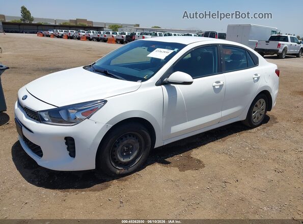 3KPA24ADXLE262028 2020 KIA RIO White Передня ліва чверть