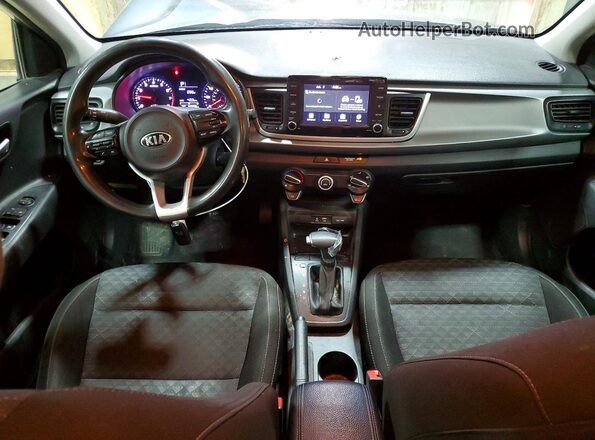 3KPA24ADXLE283008 2020 KIA RIO Gray Առջևի վահանակի տեսք