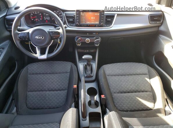 3KPA24ADXLE330280 2020 KIA RIO Black Вид панелі приладів