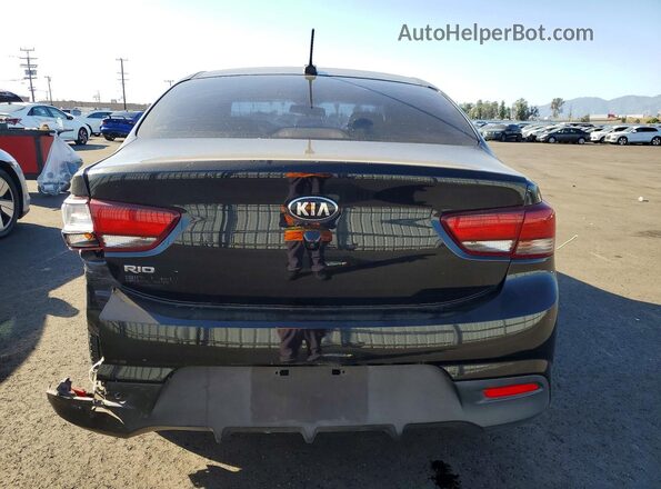 3KPA24ADXLE330280 2020 KIA RIO Black Вид ззаду
