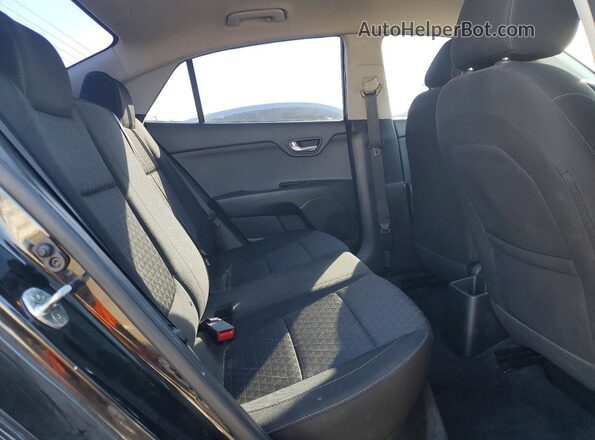 3KPA24ADXLE330280 2020 KIA RIO Black Вид задніх сидінь