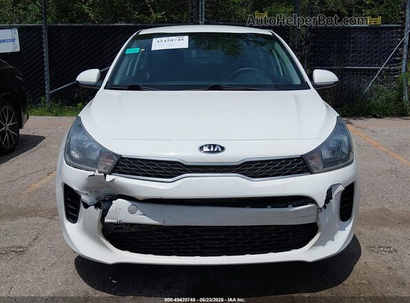 3KPA24ADXLE333342 2020 KIA RIO White Սարքավորումների վահանակի տեսք