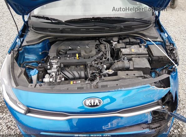 3KPA24ADXME423527 2021 KIA RIO Синий Вид сзади