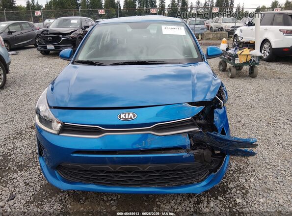 3KPA24ADXME423527 2021 KIA RIO Синий Вид щитка приборов