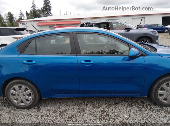 3KPA24ADXME423527 2021 KIA RIO Синий Вид задней части салона