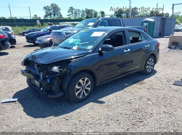 3KPA24ADXNE445044 2022 KIA RIO Black Front left
