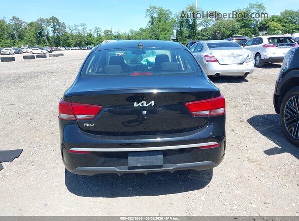 3KPA24ADXNE445044 2022 KIA RIO Black 