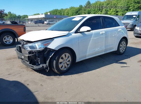 3KPA25AB0JE044827 2018 KIA RIO Белый Передняя левая четверть