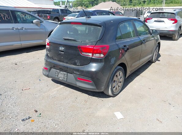 3KPA25AB8JE047345 2018 KIA RIO Black Rear right