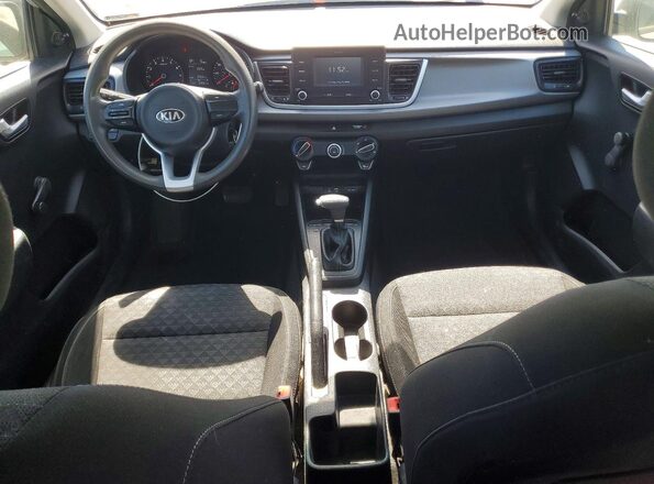 3KPA25AB9JE094271 2018 KIA RIO Silver Առջևի վահանակի տեսք