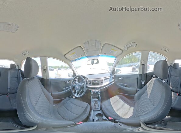 3KPA25ABXJE090018 2018 KIA RIO White Vista de la etiqueta del VIN
