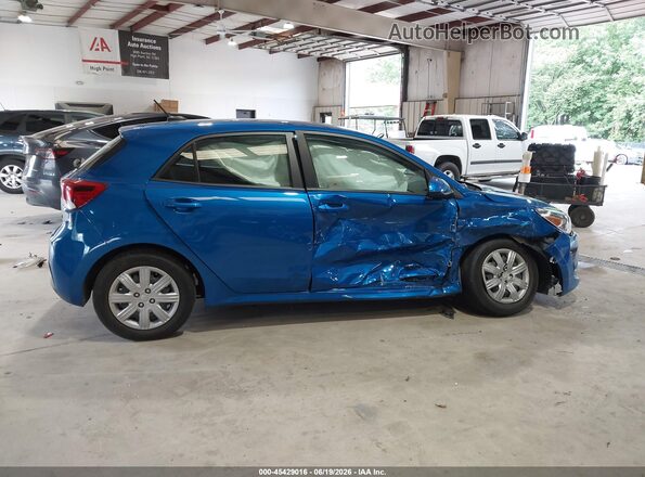3KPA25AD0ME366258 2021 KIA RIO 5-DOOR Blue Панорамний вид салону 360°