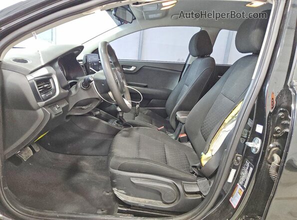 3KPA25AD0PE612021 2023 KIA RIO Black წინა სალონის ხედი