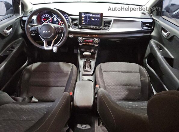 3KPA25AD0PE612021 2023 KIA RIO Black წინა პანელის ხედი