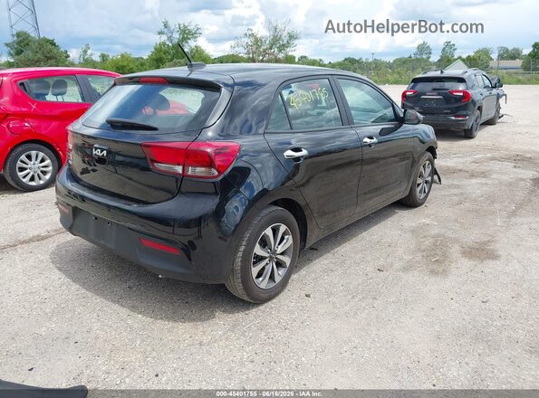 3KPA25AD0PE627280 2023 KIA RIO 5-DOOR Black Tył prawy