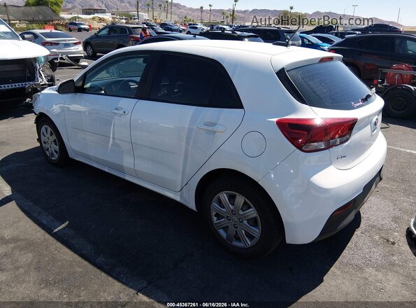 3KPA25AD1ME378077 2021 KIA RIO 5-DOOR White Задня ліва чверть