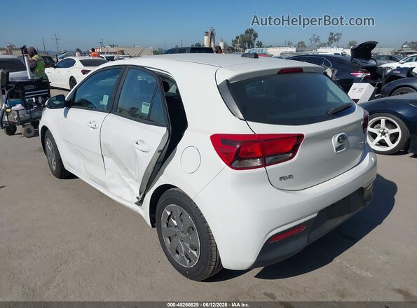 3KPA25AD2LE333681 2020 KIA RIO 5-DOOR White Задня ліва чверть