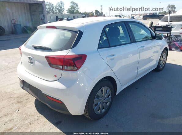 3KPA25AD2LE333681 2020 KIA RIO 5-DOOR White Задня права чверть