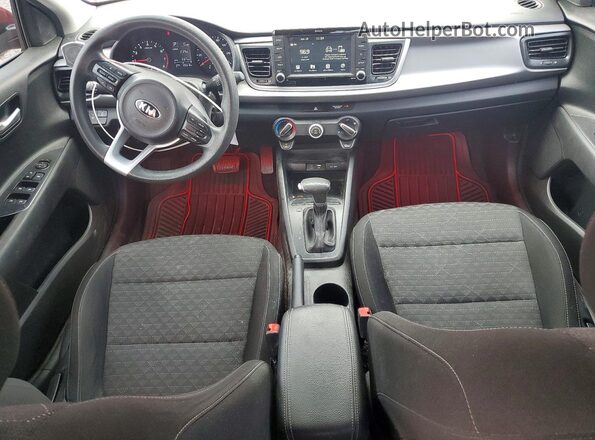 3KPA25AD2LE337830 2020 KIA RIO Red Widok deski rozdzielczej