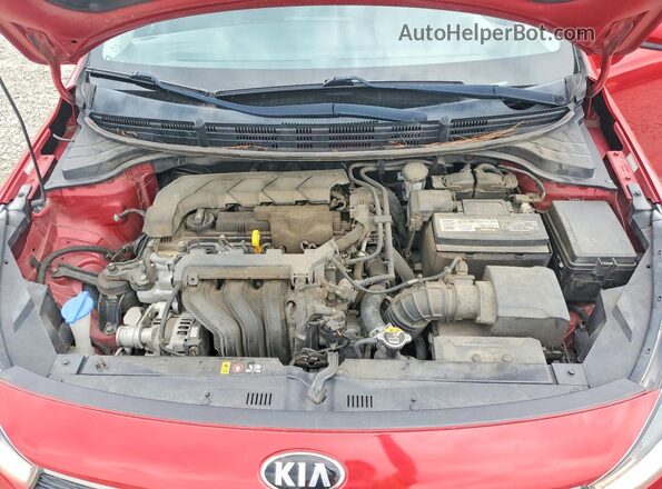 3KPA25AD2LE337830 2020 KIA RIO Red Widok wnętrza z tyłu