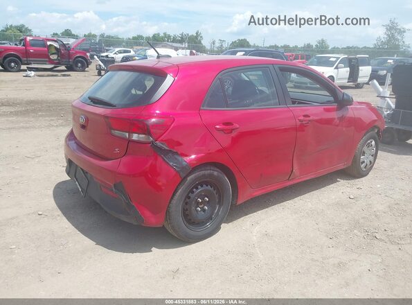 3KPA25AD2ME433961 2021 KIA RIO 5-DOOR Red Задня права чверть