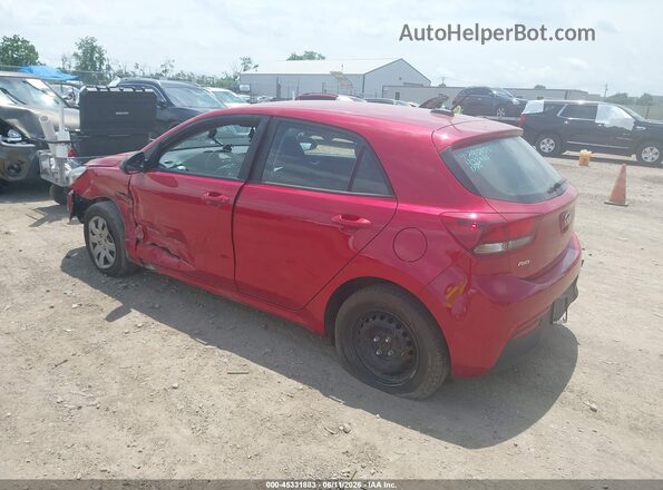 3KPA25AD2ME433961 2021 KIA RIO 5-DOOR Red Задня ліва чверть
