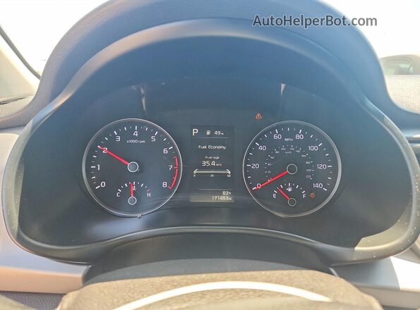3KPA25AD4ME433752 2021 KIA RIO Silver Instrument cluster view