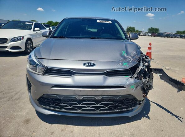 3KPA25AD4ME433752 2021 KIA RIO Silver Front view