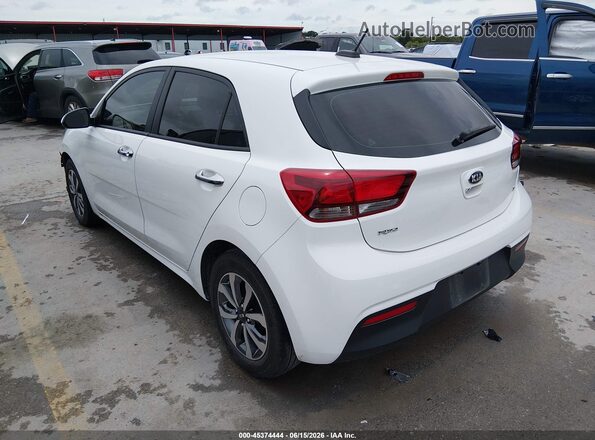 3KPA25AD6ME390015 2021 KIA RIO 5-DOOR White უკანა მარცხენა