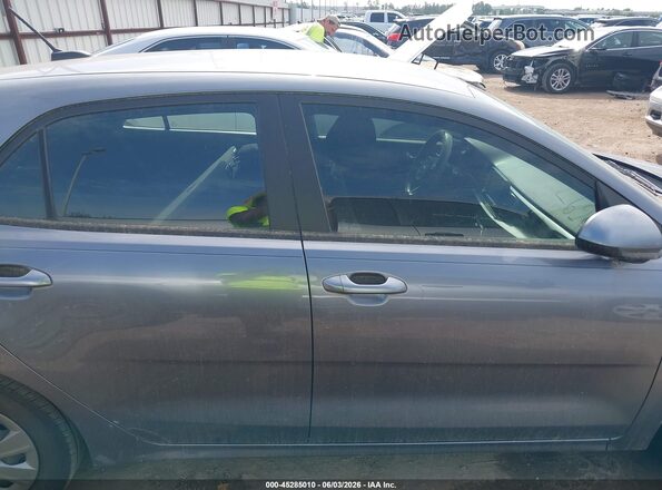 3KPA25AD7LE335085 2020 KIA RIO 5-DOOR Gray უკანა სალონის ხედი