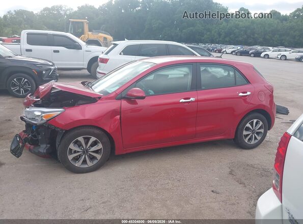 3KPA25ADXPE525615 2023 KIA RIO 5-DOOR Red Սալոնի 360 աստիճան տեսք
